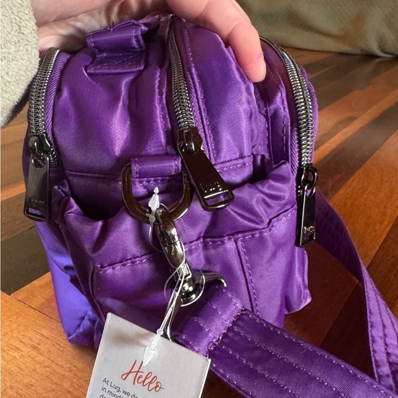 Lug Top Handle Crossbody - Boomer--GRAPE PURPLE (NWT) - Picture 7 of 7